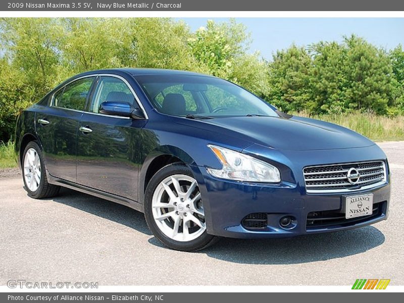 Navy Blue Metallic / Charcoal 2009 Nissan Maxima 3.5 SV
