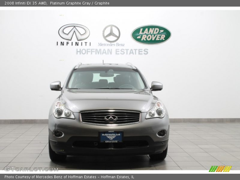 Platinum Graphite Gray / Graphite 2008 Infiniti EX 35 AWD