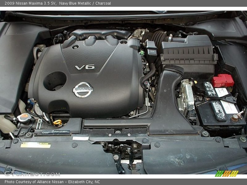 Navy Blue Metallic / Charcoal 2009 Nissan Maxima 3.5 SV