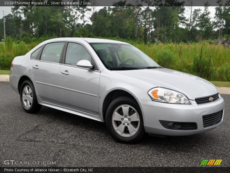 Silver Ice Metallic / Gray 2010 Chevrolet Impala LT
