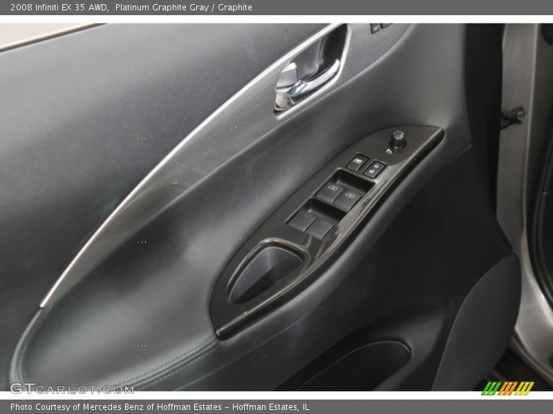 Platinum Graphite Gray / Graphite 2008 Infiniti EX 35 AWD