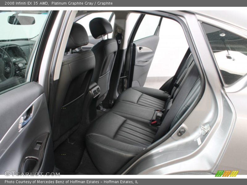 Platinum Graphite Gray / Graphite 2008 Infiniti EX 35 AWD