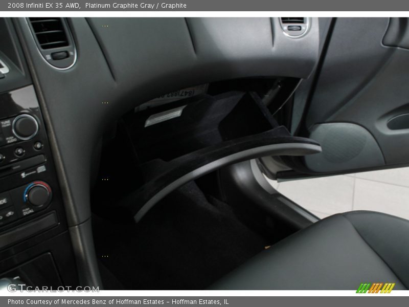 Platinum Graphite Gray / Graphite 2008 Infiniti EX 35 AWD