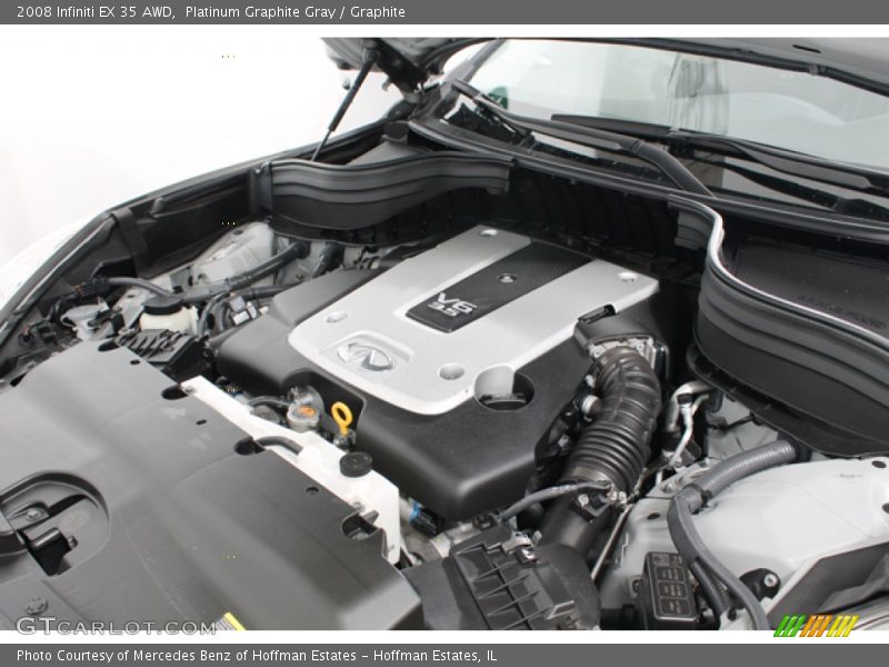 Platinum Graphite Gray / Graphite 2008 Infiniti EX 35 AWD