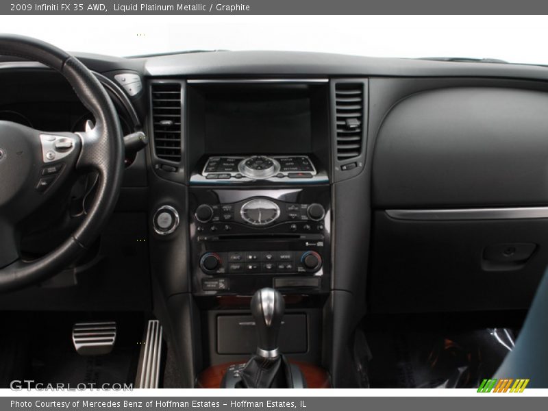 Liquid Platinum Metallic / Graphite 2009 Infiniti FX 35 AWD