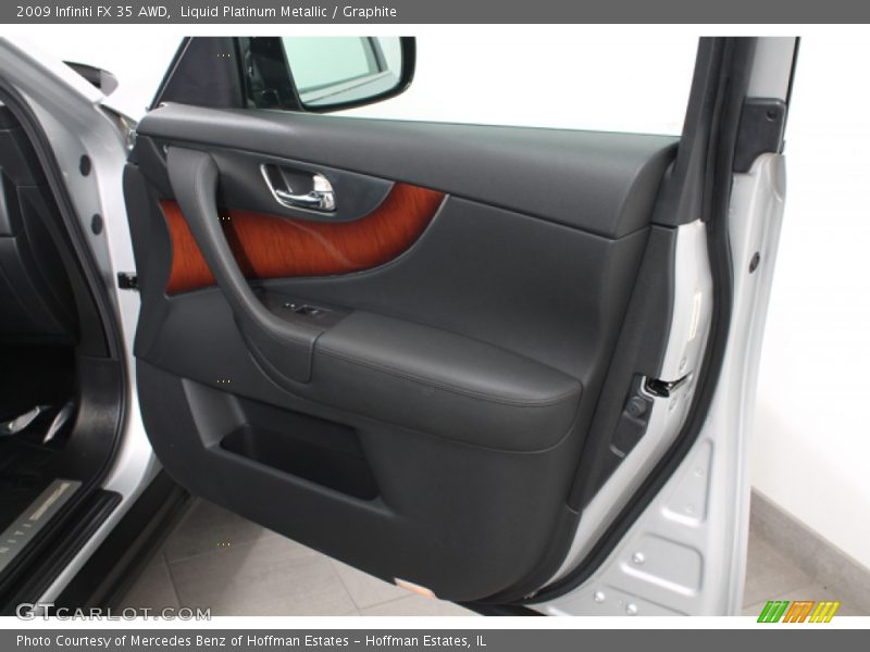 Liquid Platinum Metallic / Graphite 2009 Infiniti FX 35 AWD