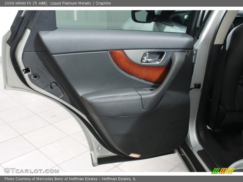 Liquid Platinum Metallic / Graphite 2009 Infiniti FX 35 AWD