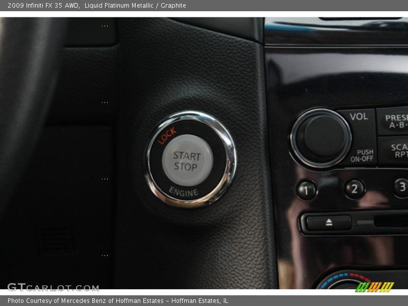 Liquid Platinum Metallic / Graphite 2009 Infiniti FX 35 AWD
