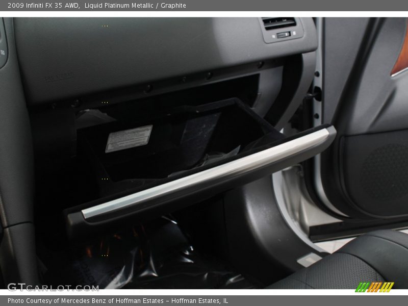 Liquid Platinum Metallic / Graphite 2009 Infiniti FX 35 AWD