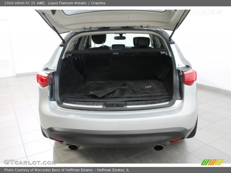 Liquid Platinum Metallic / Graphite 2009 Infiniti FX 35 AWD