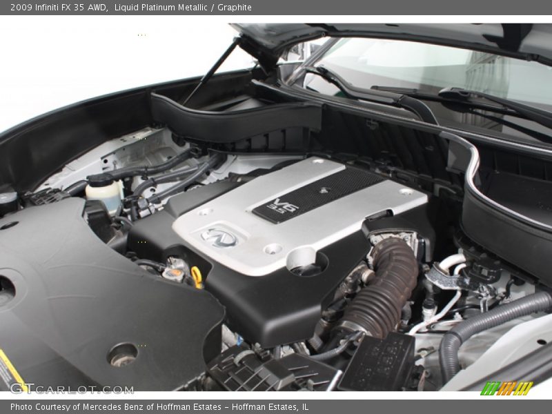 Liquid Platinum Metallic / Graphite 2009 Infiniti FX 35 AWD
