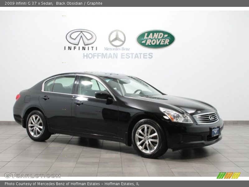 Black Obsidian / Graphite 2009 Infiniti G 37 x Sedan