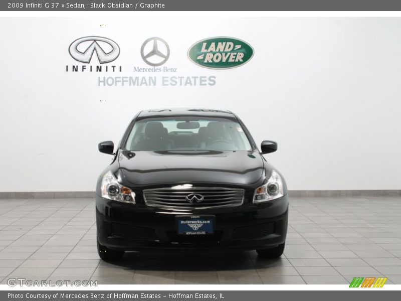 Black Obsidian / Graphite 2009 Infiniti G 37 x Sedan