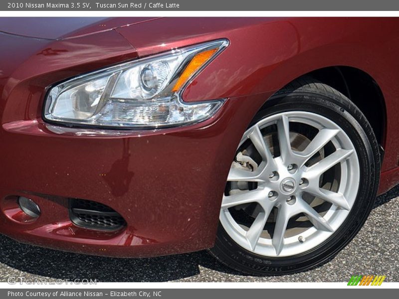 Tuscan Sun Red / Caffe Latte 2010 Nissan Maxima 3.5 SV