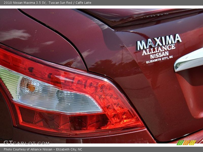 Tuscan Sun Red / Caffe Latte 2010 Nissan Maxima 3.5 SV