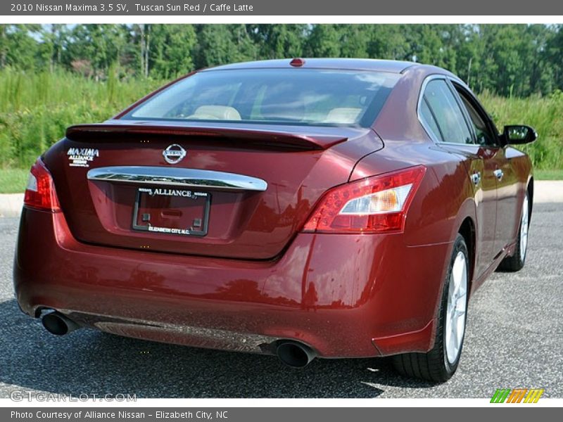 Tuscan Sun Red / Caffe Latte 2010 Nissan Maxima 3.5 SV