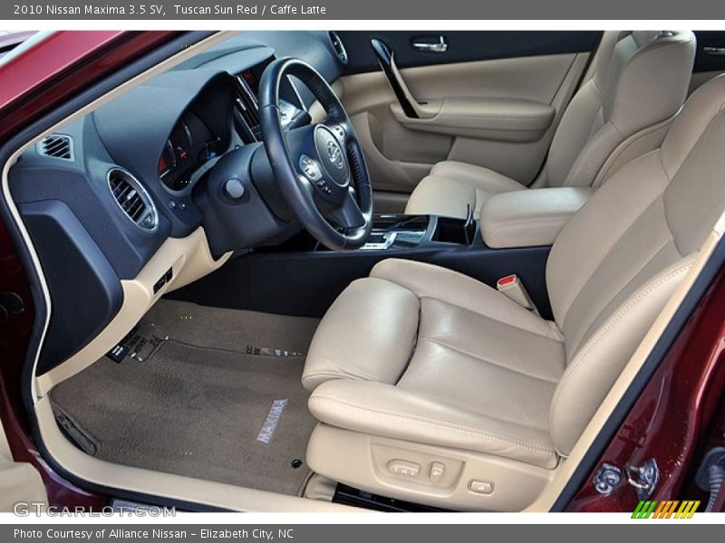 Tuscan Sun Red / Caffe Latte 2010 Nissan Maxima 3.5 SV