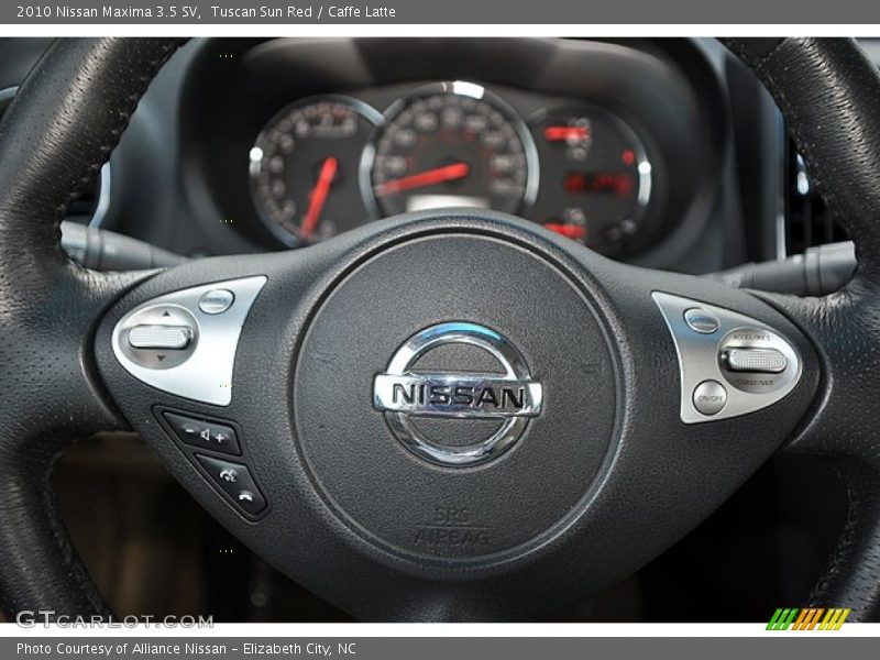 Tuscan Sun Red / Caffe Latte 2010 Nissan Maxima 3.5 SV
