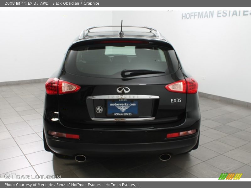 Black Obsidian / Graphite 2008 Infiniti EX 35 AWD