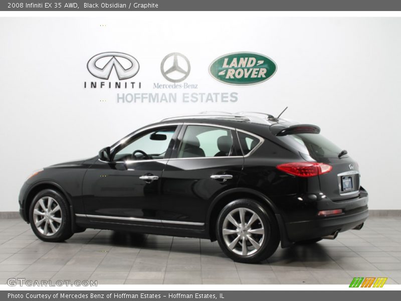 Black Obsidian / Graphite 2008 Infiniti EX 35 AWD