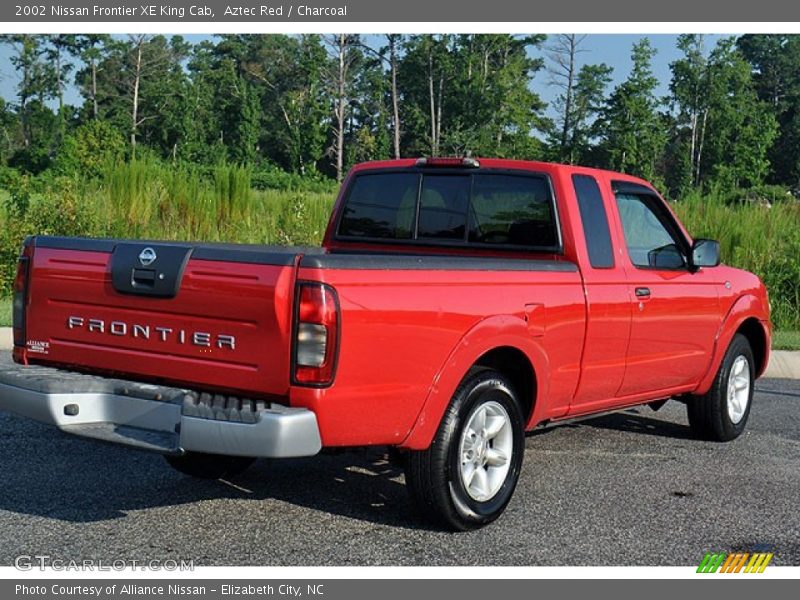 Aztec Red / Charcoal 2002 Nissan Frontier XE King Cab