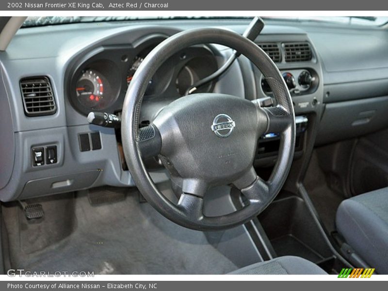 Aztec Red / Charcoal 2002 Nissan Frontier XE King Cab