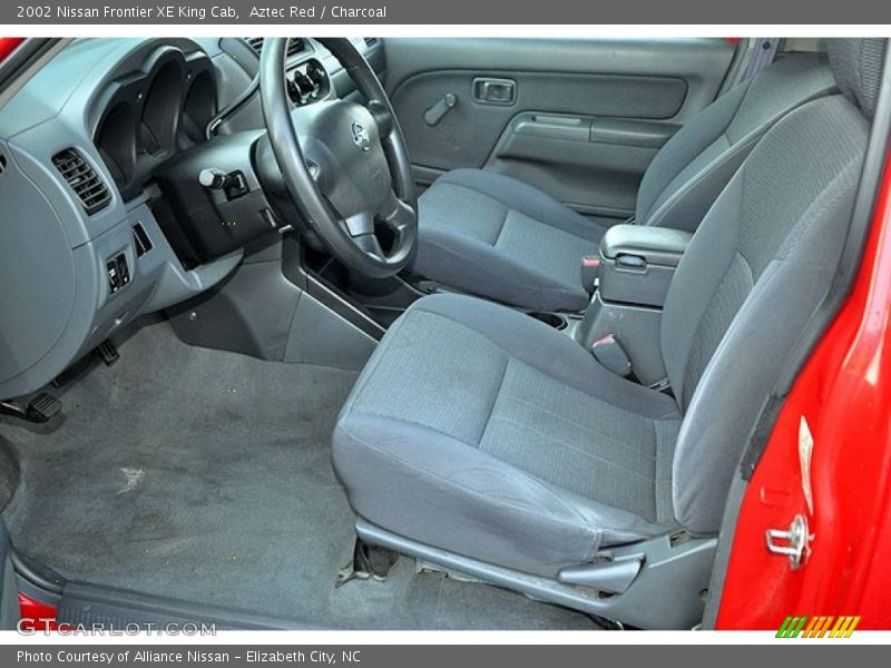 Aztec Red / Charcoal 2002 Nissan Frontier XE King Cab