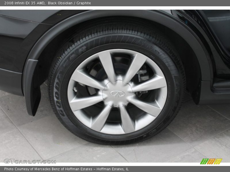 Black Obsidian / Graphite 2008 Infiniti EX 35 AWD