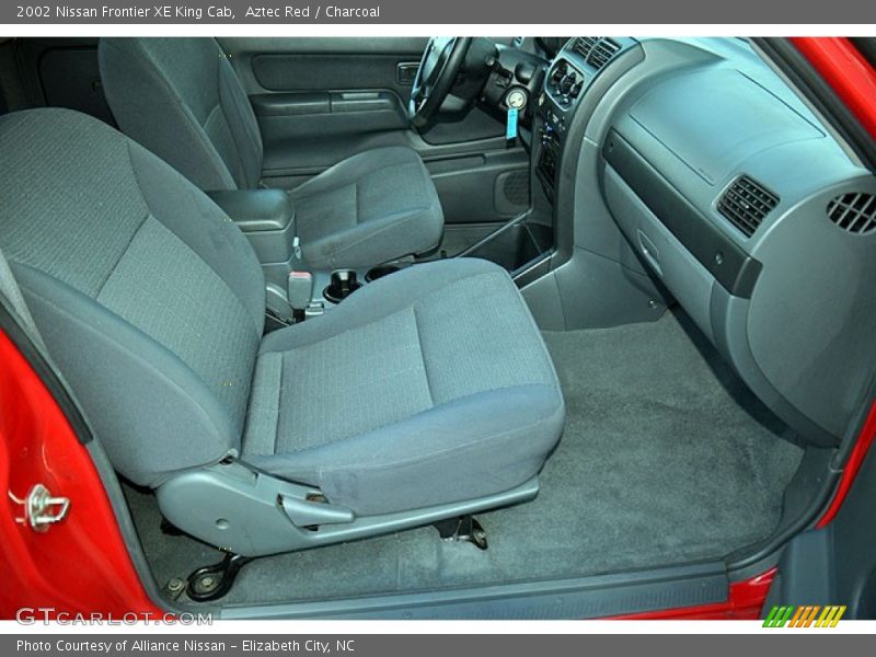 Aztec Red / Charcoal 2002 Nissan Frontier XE King Cab