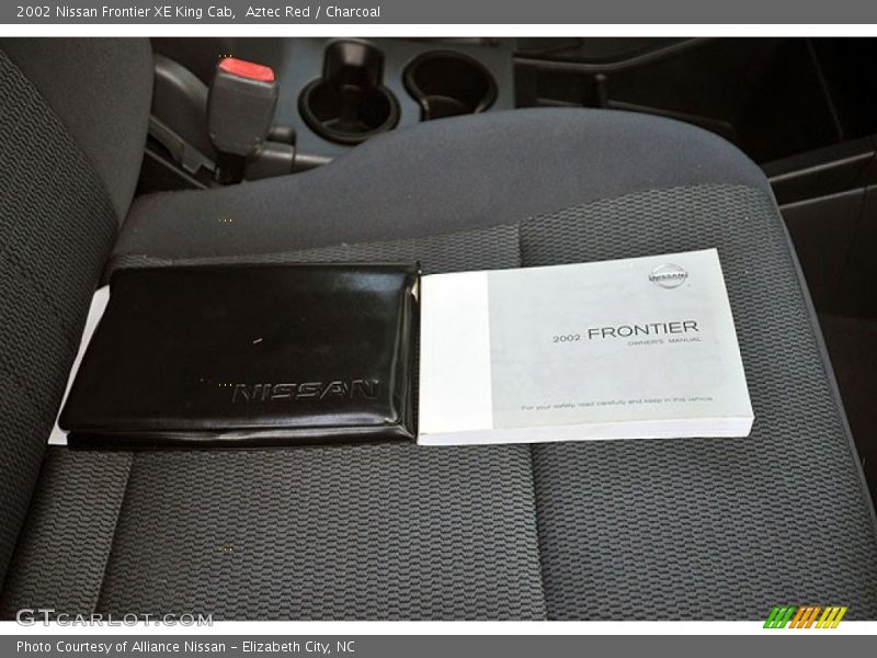 Aztec Red / Charcoal 2002 Nissan Frontier XE King Cab