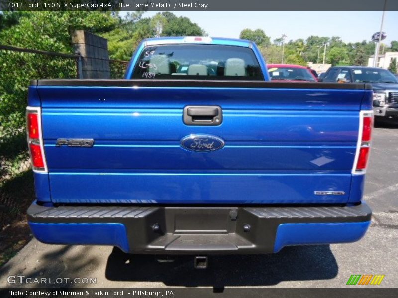 Blue Flame Metallic / Steel Gray 2012 Ford F150 STX SuperCab 4x4