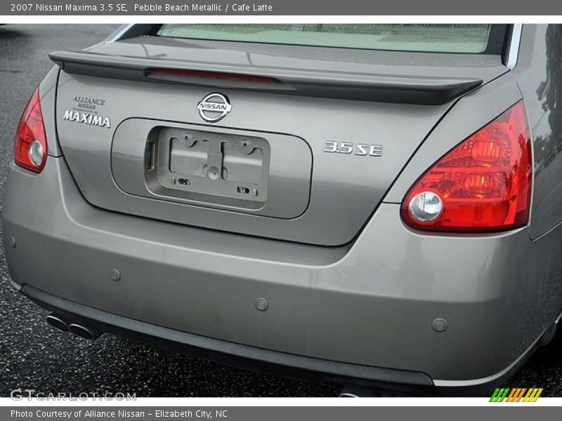 Pebble Beach Metallic / Cafe Latte 2007 Nissan Maxima 3.5 SE