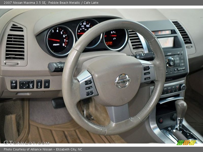 Pebble Beach Metallic / Cafe Latte 2007 Nissan Maxima 3.5 SE