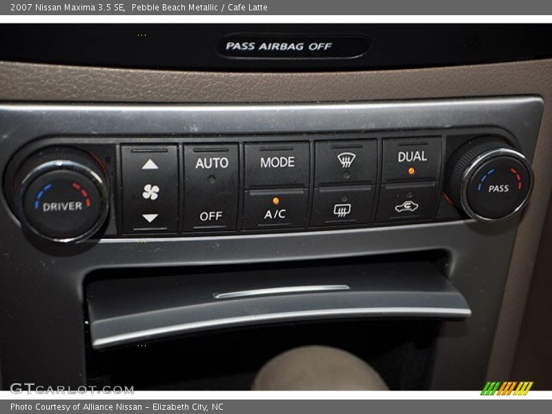 Controls of 2007 Maxima 3.5 SE