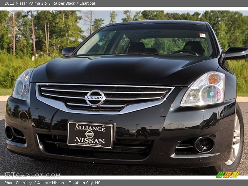 Super Black / Charcoal 2012 Nissan Altima 2.5 S