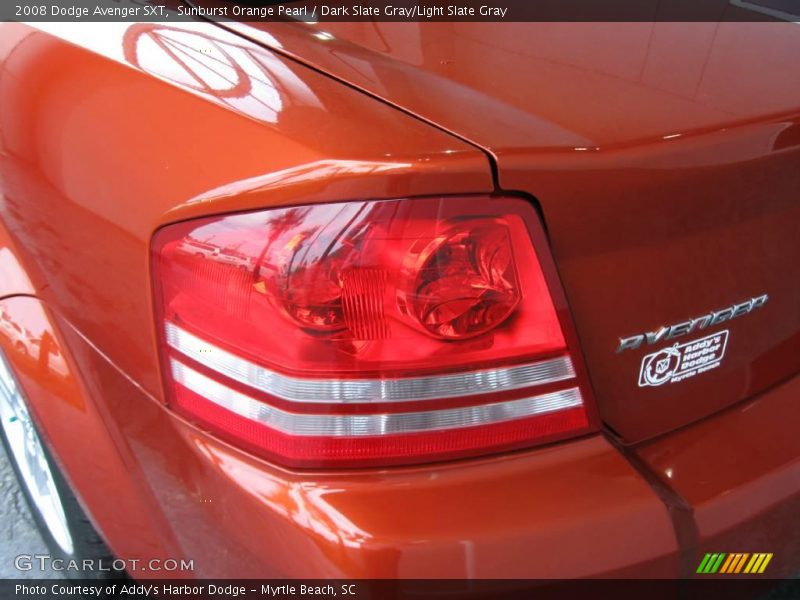 Sunburst Orange Pearl / Dark Slate Gray/Light Slate Gray 2008 Dodge Avenger SXT