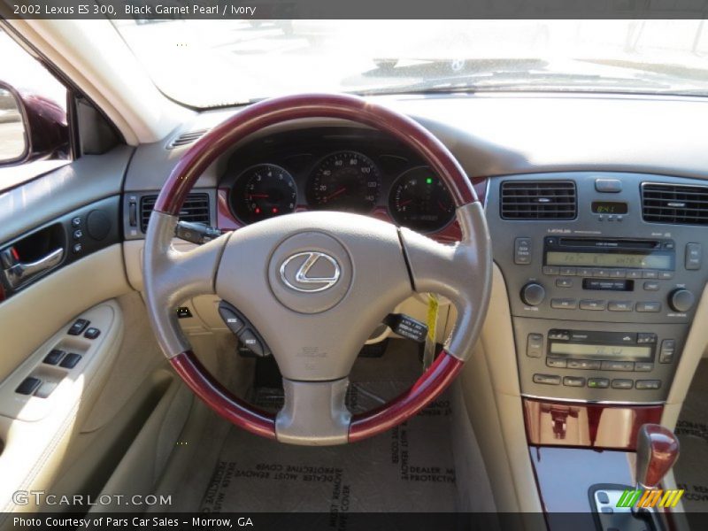 Black Garnet Pearl / Ivory 2002 Lexus ES 300