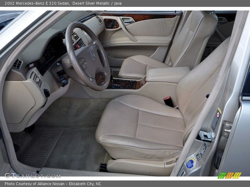 Desert Silver Metallic / Java 2002 Mercedes-Benz E 320 Sedan