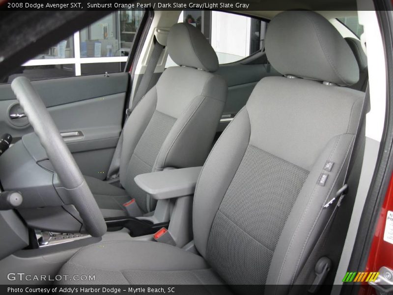 Sunburst Orange Pearl / Dark Slate Gray/Light Slate Gray 2008 Dodge Avenger SXT
