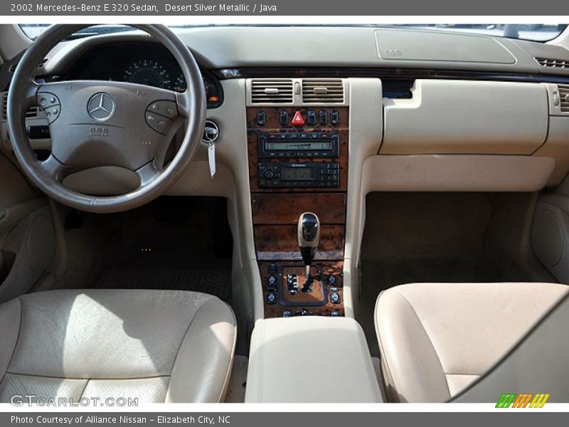 Desert Silver Metallic / Java 2002 Mercedes-Benz E 320 Sedan