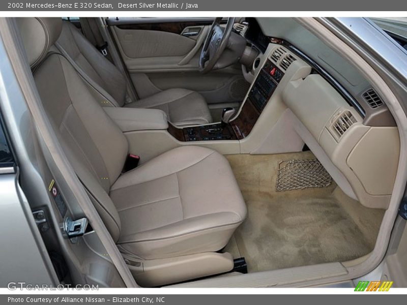 Desert Silver Metallic / Java 2002 Mercedes-Benz E 320 Sedan