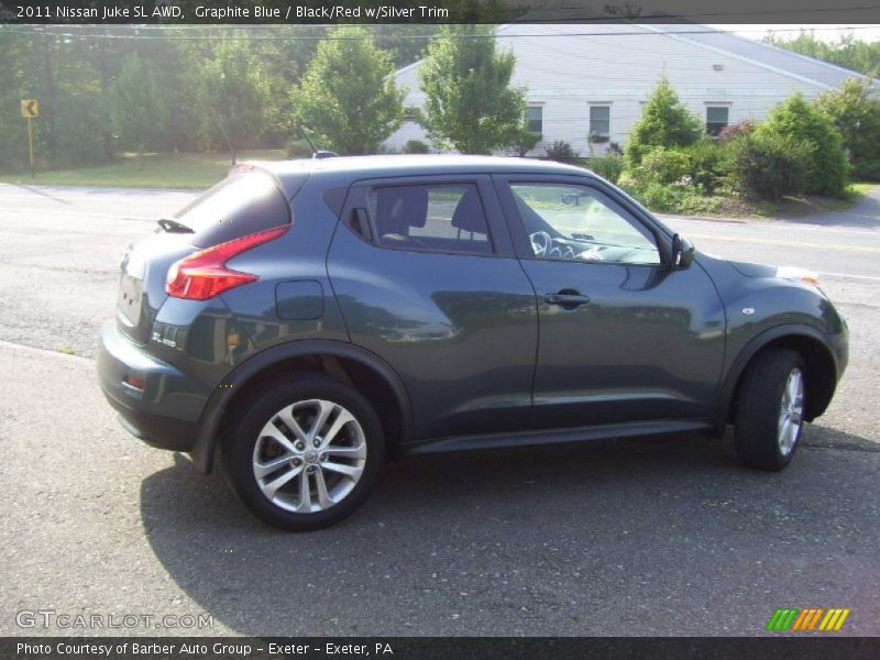 Graphite Blue / Black/Red w/Silver Trim 2011 Nissan Juke SL AWD