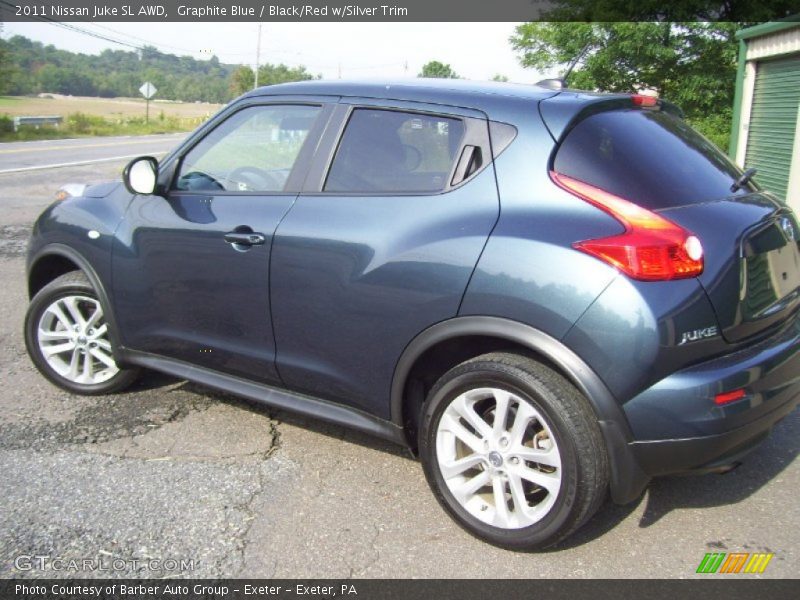 Graphite Blue / Black/Red w/Silver Trim 2011 Nissan Juke SL AWD