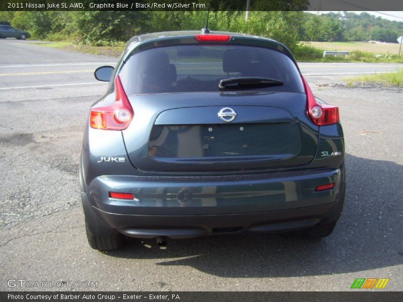 Graphite Blue / Black/Red w/Silver Trim 2011 Nissan Juke SL AWD