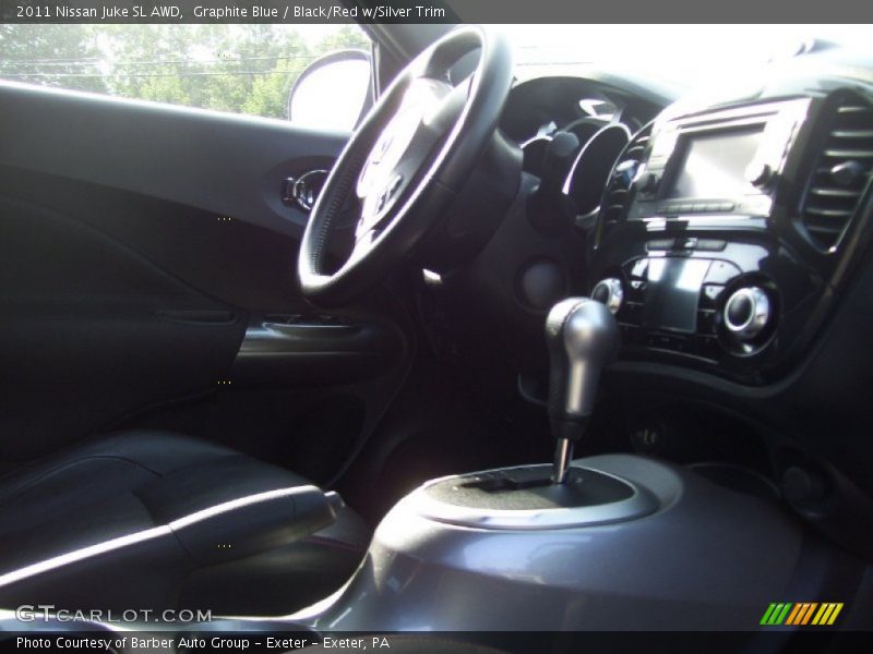 Graphite Blue / Black/Red w/Silver Trim 2011 Nissan Juke SL AWD