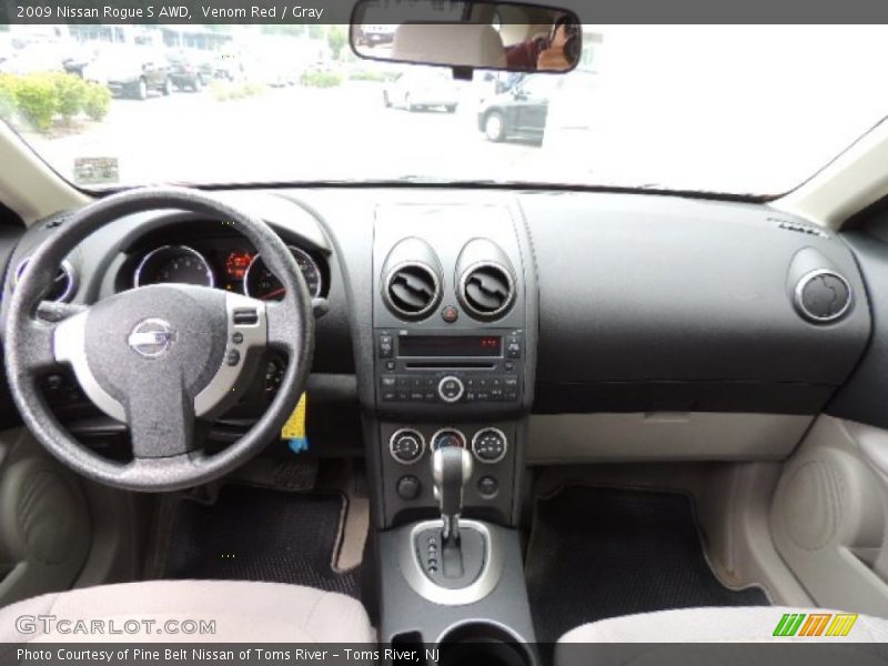 Venom Red / Gray 2009 Nissan Rogue S AWD