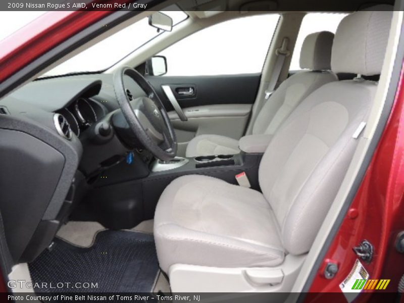 Venom Red / Gray 2009 Nissan Rogue S AWD