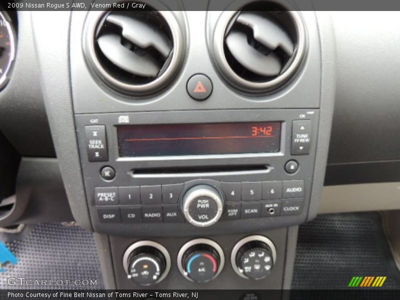 Venom Red / Gray 2009 Nissan Rogue S AWD