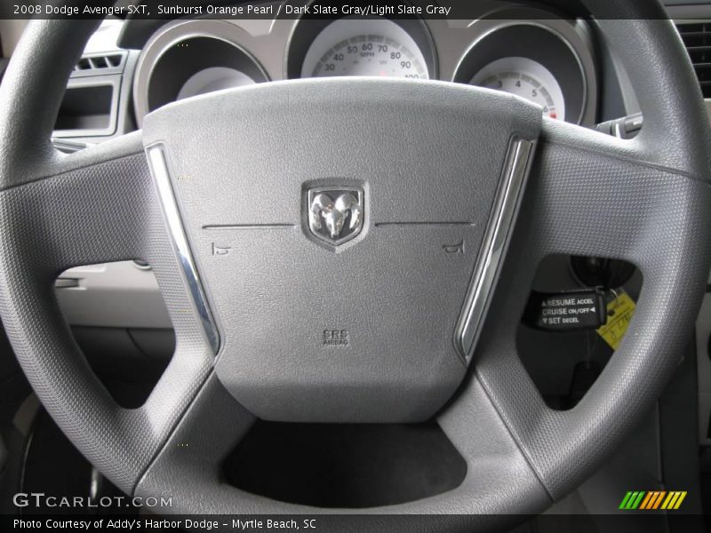 Sunburst Orange Pearl / Dark Slate Gray/Light Slate Gray 2008 Dodge Avenger SXT