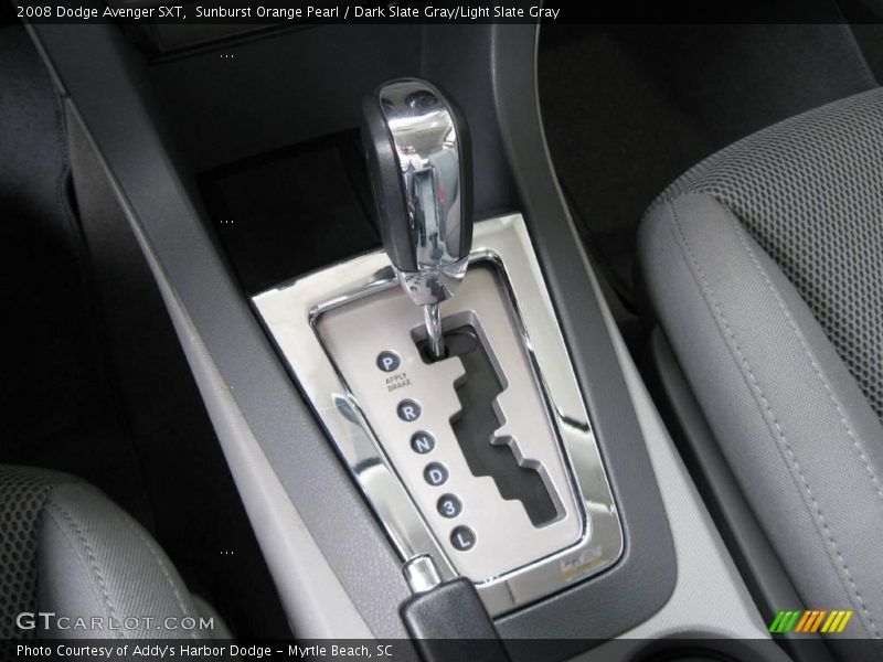 Sunburst Orange Pearl / Dark Slate Gray/Light Slate Gray 2008 Dodge Avenger SXT
